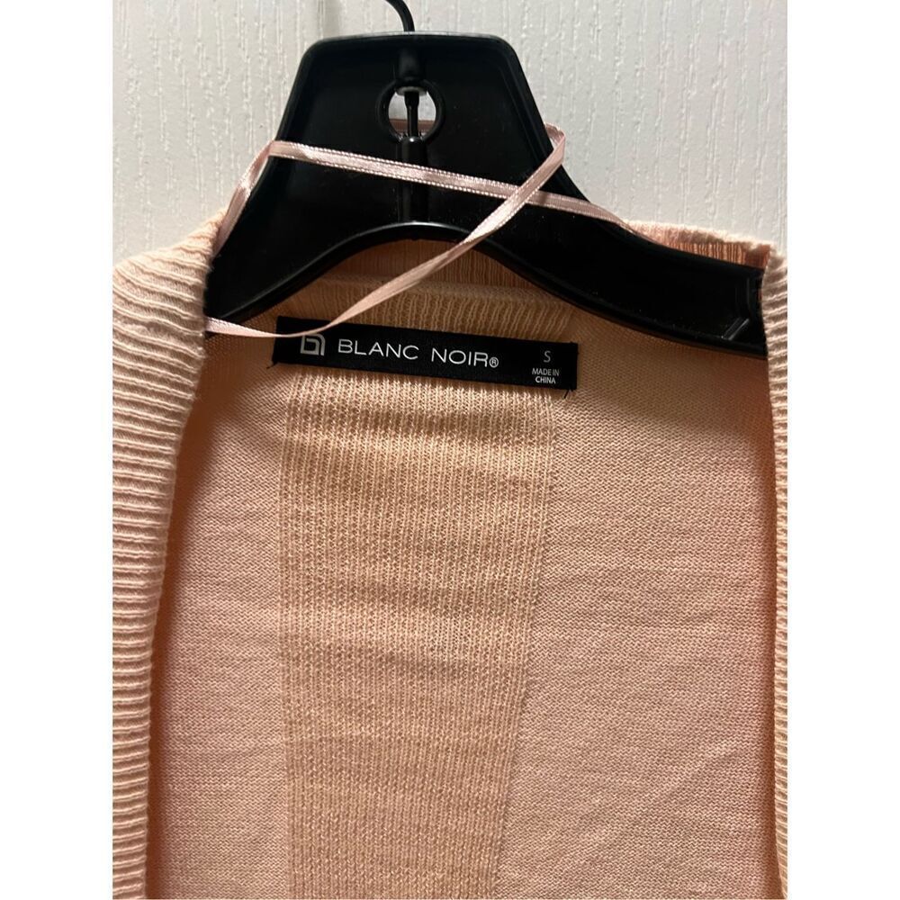 Blanc Noir Dip-Dye Huntress Cardigan Orange and White size S NWT - Picture 4 of 5